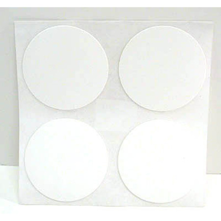 FASTCAP Adhesive Cover Caps Fastpad Pvc White 1 Sheet FC.FP.WH